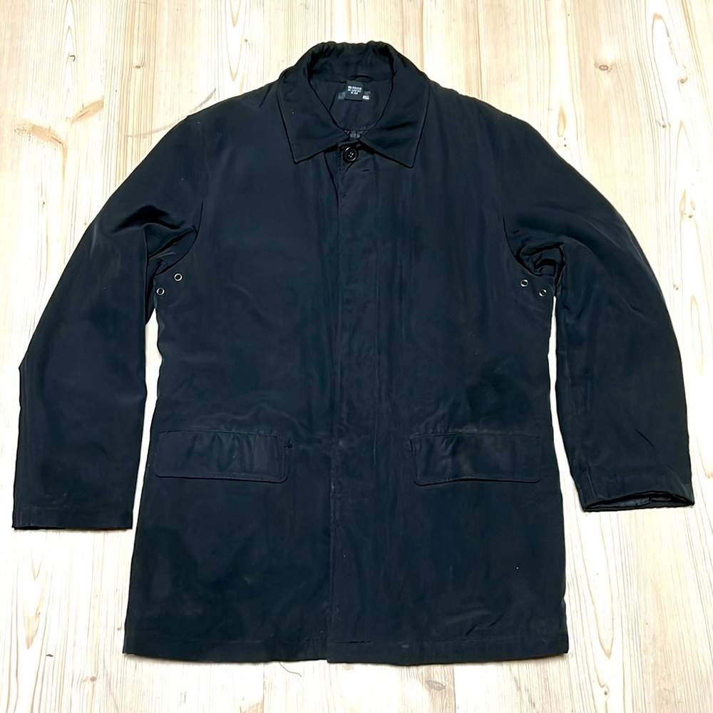 Cowell Black Trench Coat